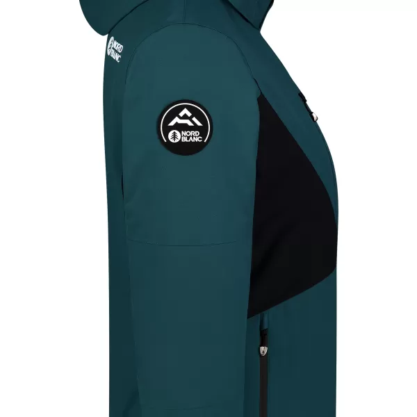  Dámska lyžiarska bunda NORDBLANC TWILIGHT NBWJL8129 TMAVO ZELENÁ 