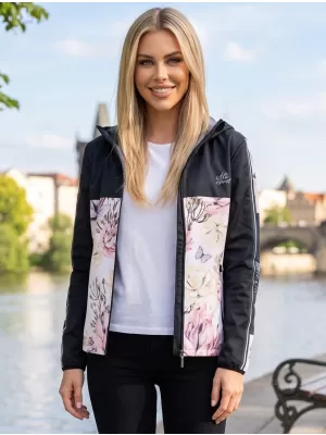 Dámska softshellová bunda premium ALTISPORT VOJ/ALW008JACK01 ČIERNA