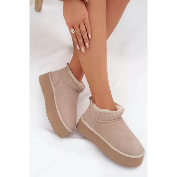  Dámske snehule BOTO MAIRENE 41122 BEIGE 