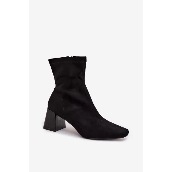  Dámske topánky na podpätku BOTO OLIANNE 40587 BLACK 