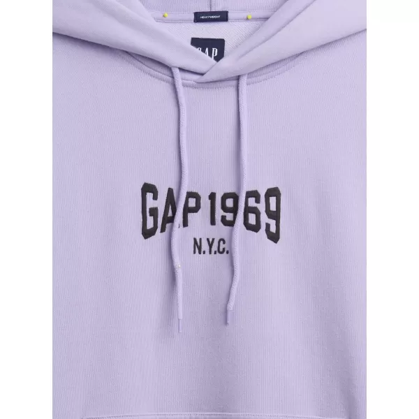  Pánska mikina GAP LOGO PULLOVER HOODIE 821291-00 ORCHID 