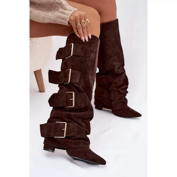  Dámske čižmy BOTO ISAVELLE 40940 BROWN 