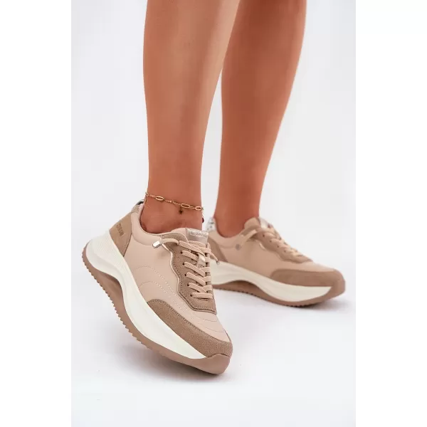  Dámske tenisky BIG STAR RR274A345 BEIGE Big Star Shoes 