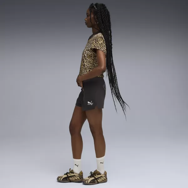  Dámske tričko PUMA X A$AP ROCKY BABY TEE 636099-05 TEPLÁ BÉŽOVÁ/AOP 
