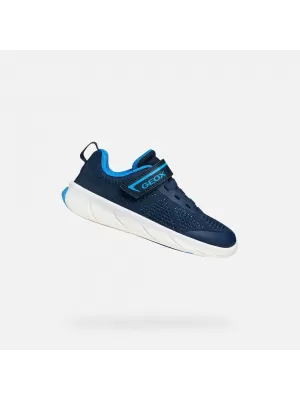 Chlapčenské tenisky GEOX FOOT-RUN J65PDB06K9JCF44D MODRÁ
