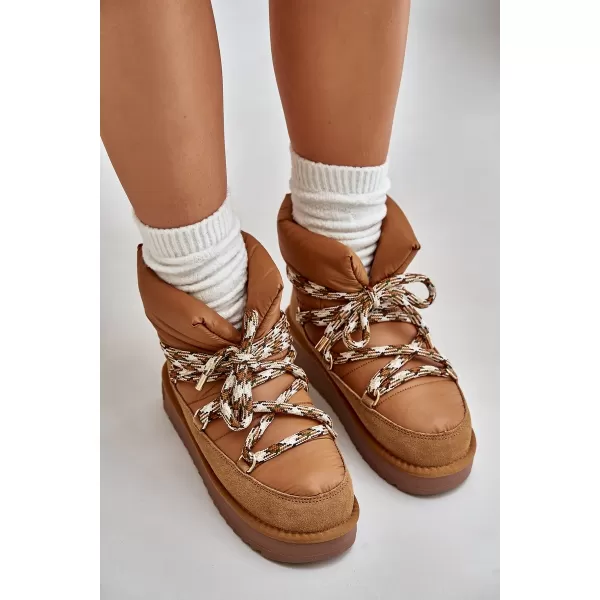  Dámske snehule D.FRANKLIN DFSH375003 TAN 