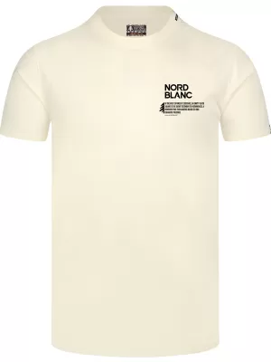 Pánske tričko NORDBLANC NOTHINGNESS NBSMT8150 BIELA