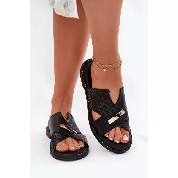  Dámske šľapky VINCEZA 17385 BLACK 