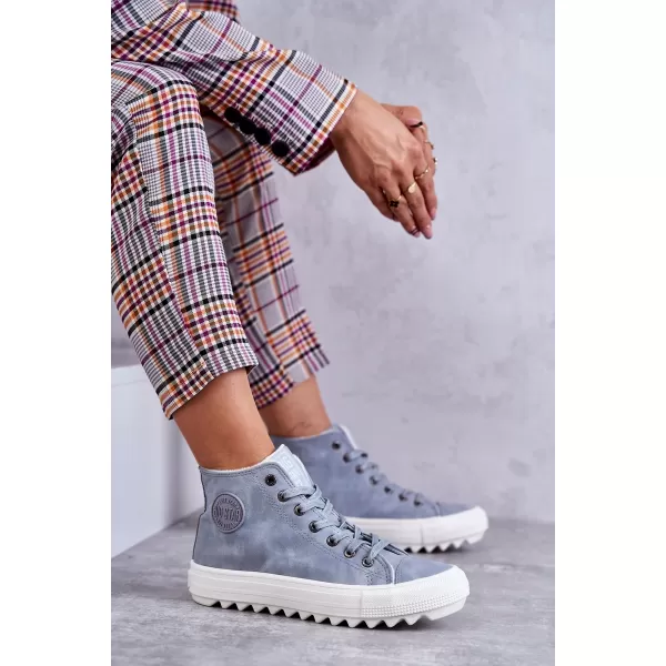  Dámske tenisky BIG STAR EE274115 LIGHT BLUE Big Star Shoes 