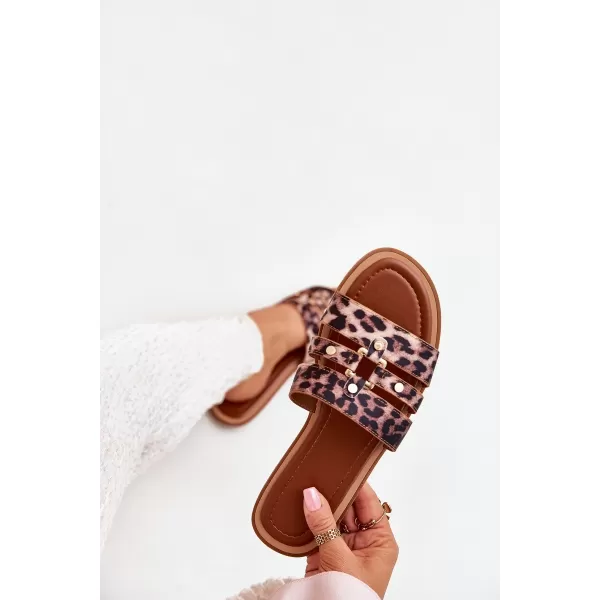  Dámske šľapky BOTO NOROTI 37941 LEOPARD 