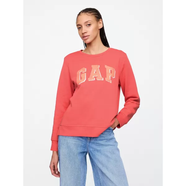  Dámska mikina GAP LOGO CREWNECK SWEATSHIRT 744529-02 WATERMELON ICE 