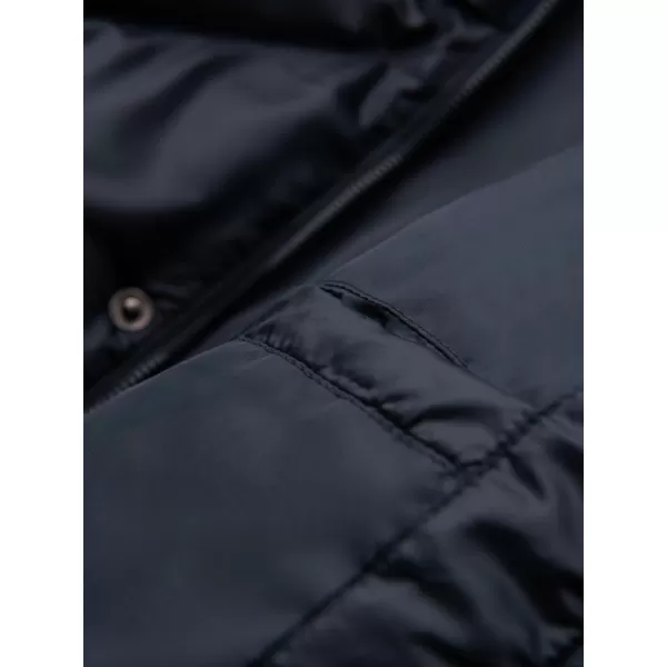  Pánska bunda OMBRE OM-JAHP-0237 NÁMORNÍCKA MODRÁ 