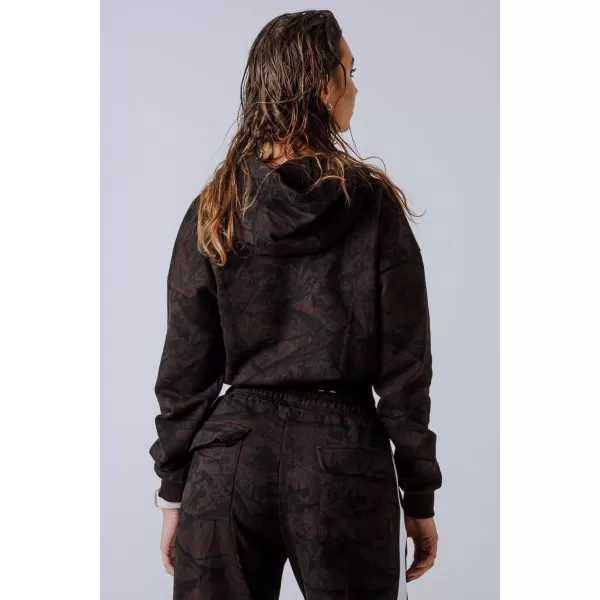  Mikina na zips POWER 895 DARK BROWN CAMO Nebbia 