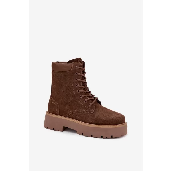  Dámske topánky BIG STAR SS274792 BROWN/BEIGE Big Star Shoes 
