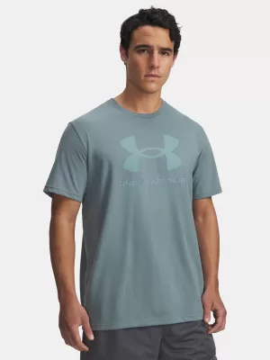 Pánske tričko UNDER ARMOUR UA SPORTSTYLE LOGO UPDATE SS 1382911-587 MODRÁ