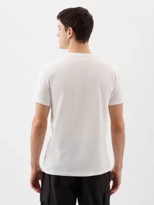 Pánske tričko GAP LOGO TEE 471777-08 OPTIC WHITE
