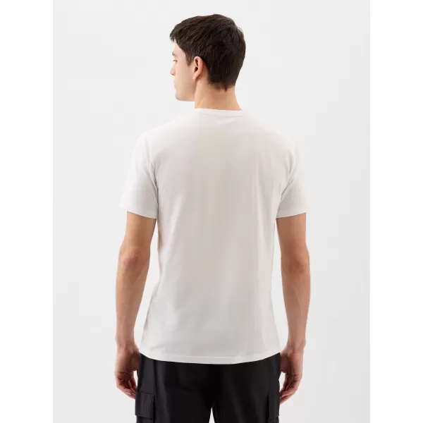  Pánske tričko GAP LOGO TEE 471777-08 OPTIC WHITE 