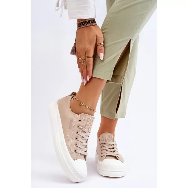  Dámske tenisky BIG STAR LL274969 BEIGE Big Star Shoes 