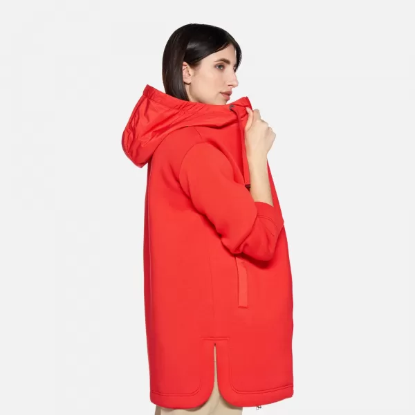  Dámska parka GEOX SWEATER G012427 ČERVENÁ 