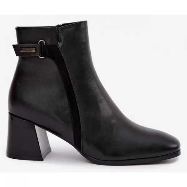 Dámske členkové topánky VINCEZA 58660 BLACK 