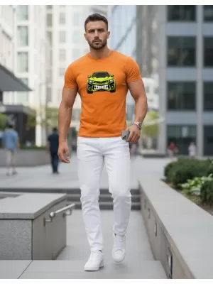 Pánske tričko DSTREET NX5015R-OR ORANŽOVÁ
