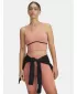 Dámske tielko UNDER ARMOUR MERIDIAN PIPED CROP TANK 6003529-696 RUŽOVÁ