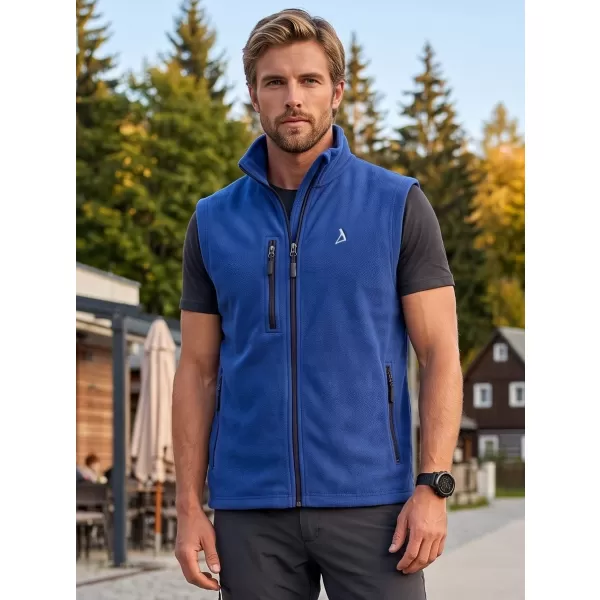  Pánska fleece vesta ALTISPORT ALM002525 KRÁĽOVSKÁ MODRÁ 