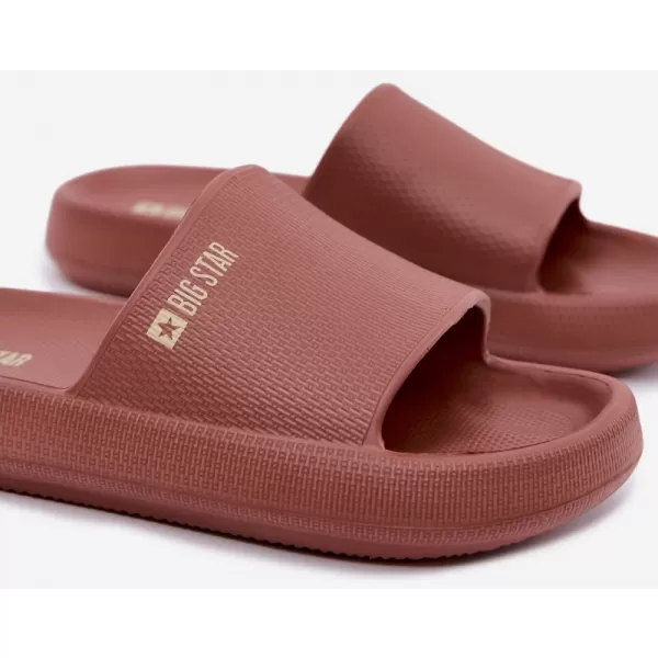  Dámske šľapky BIG STAR SHOES UU274088 SHADES OF RED 
