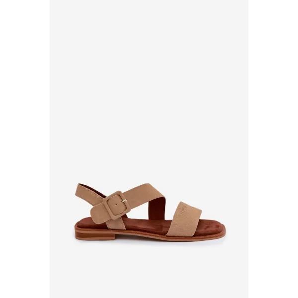  Dámske sandále BIG STAR SHOES TT274491 BEIGE 