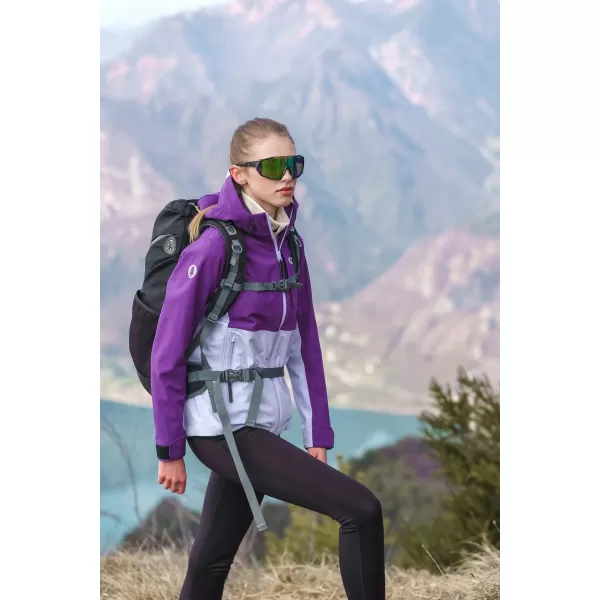  Dámska softshellová bunda NORDBLANC BLINK NBSSL8320 FIALOVÁ 