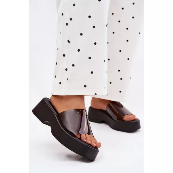  Dámske šľapky BOTO 78-146 BLACK 