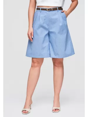 Dámske kraťasy OMBRE OW-ST-E0016 BLUE