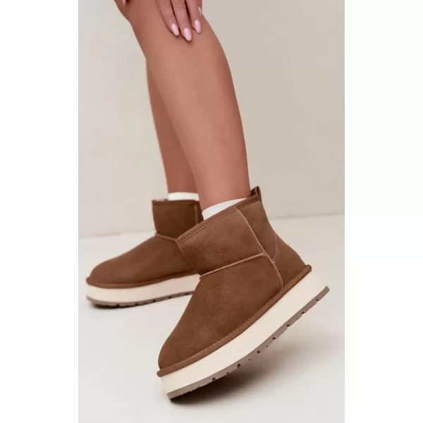  Dámske topánky BIG STAR SHOES UU274692 BROWN/BEIGE 