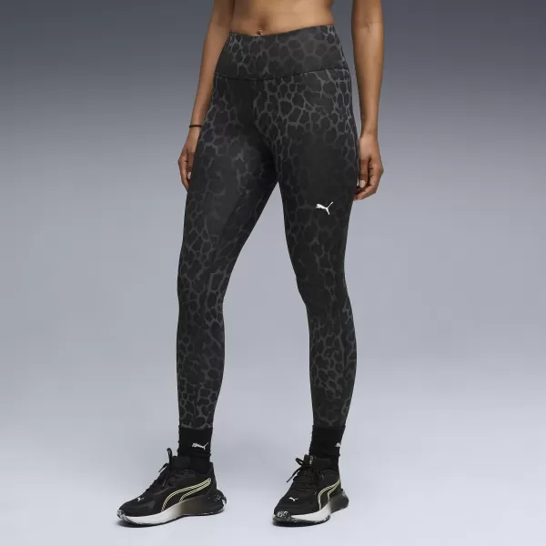  Dámske legíny PUMA W TAD ESSENTIAL SPOTTED HAZE TIGHT - HW 52851501 PUMA BLACK 
