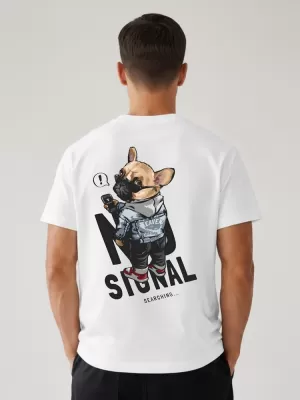 Pánske tričko DSTREET NX4009R-WH-O BIELA
