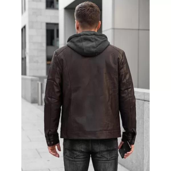  Pánska bunda DSTREET TX5146 HNEDÁ 