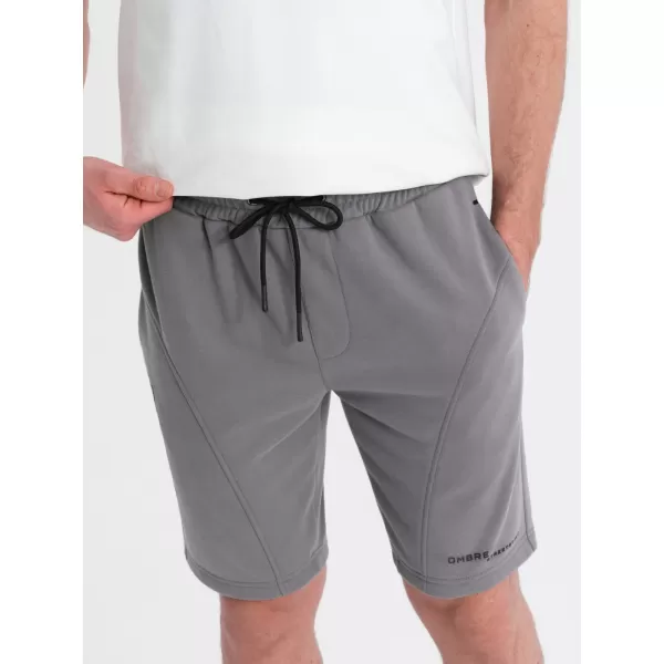  Pánsky set kraťas OMBRE Z127 LIGHT BLUE/GREY 
