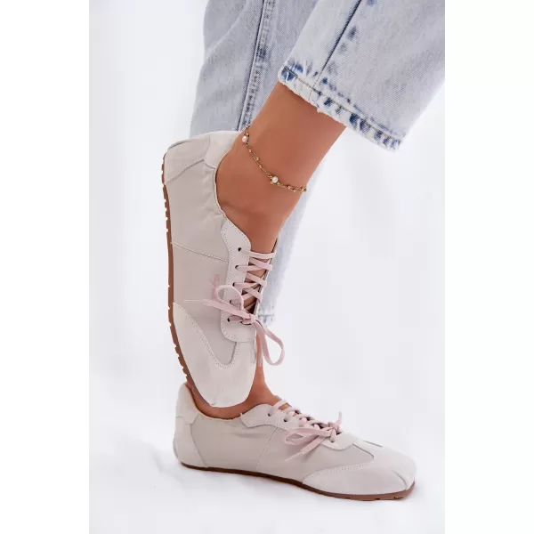  Dámske tenisky BIG STAR SHOES TT274599 BEIGE 