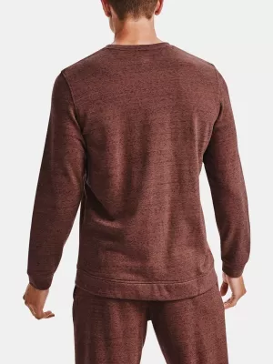 Pánska mikina UNDER ARMOUR SPORTSTYLE TERRY KO CREW 1357103-688 ČERVENÁ