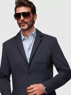 Pánske sako OMBRE M165 NAVY BLUE