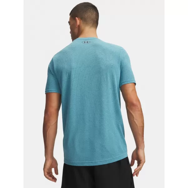  Pánske tričko UNDER ARMOUR VANISH SEAMLESS NOVELTY SS 6010603-425 MODRÁ 