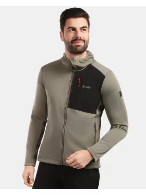 Pánska fleece mikina KILPI SEVELEN-M 1M0202KI ZELENÁ