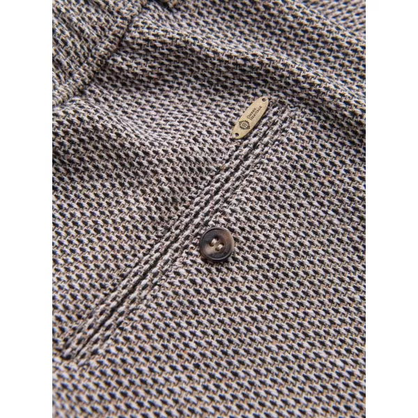  Pánske kraťasy OMBRE OM-SRCS-0189 BROWN MELANGE 