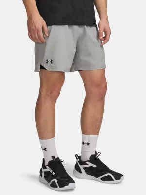 Pánske kraťasy UNDER ARMOUR VANISH WOVEN 6IN SHORTS 1373718-069 ŠEDÁ