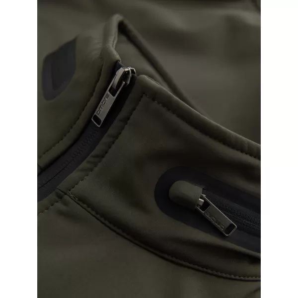  Pánska bunda s kapucňou OMBRE OM-JANP-0233 DARK OLIVE 