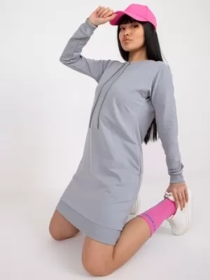 Dámske šaty BASIC FEEL GOOD AP-SK-A-006.73 GRAY