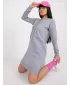 Dámske šaty BASIC FEEL GOOD AP-SK-A-006.73 GRAY