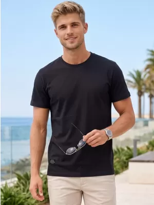 Pánske tričko ALTISPORT NP/ALMST20001 BLACK OPAL