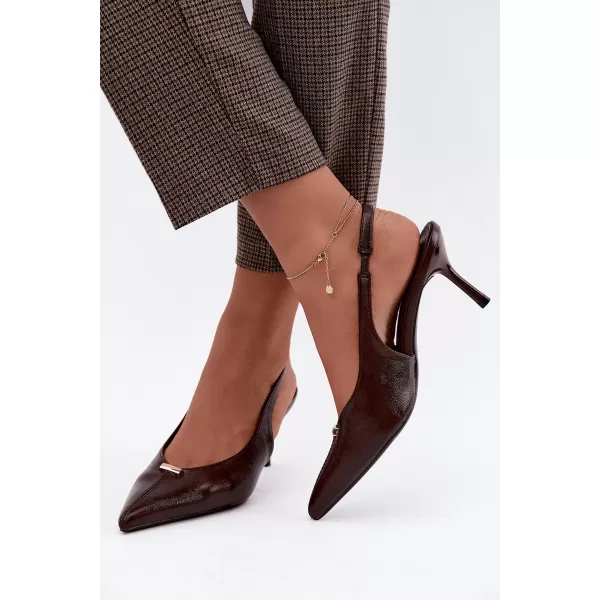  Dámske lodičky BOTO T680 BROWN 
