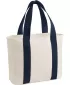 Taška BAGBASE | BG 675 NATURAL/NAVY